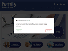 Tablet Screenshot of famlegal.co.uk